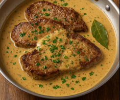 🥩 Molho de Mostarda para Bifes de Vaca (à moda antiga)